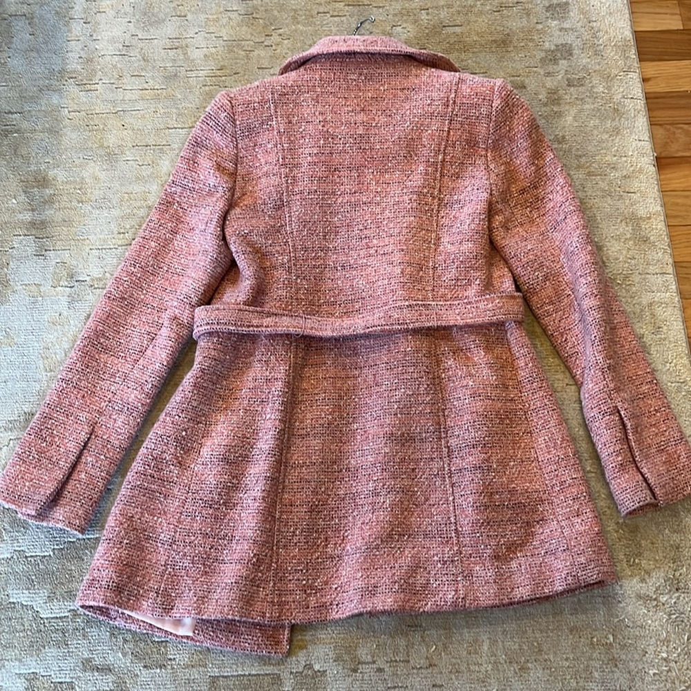 Luxe by Arden B. Tweed short belted jacket- Fully lined - like new size XS - Picture 4 of 5